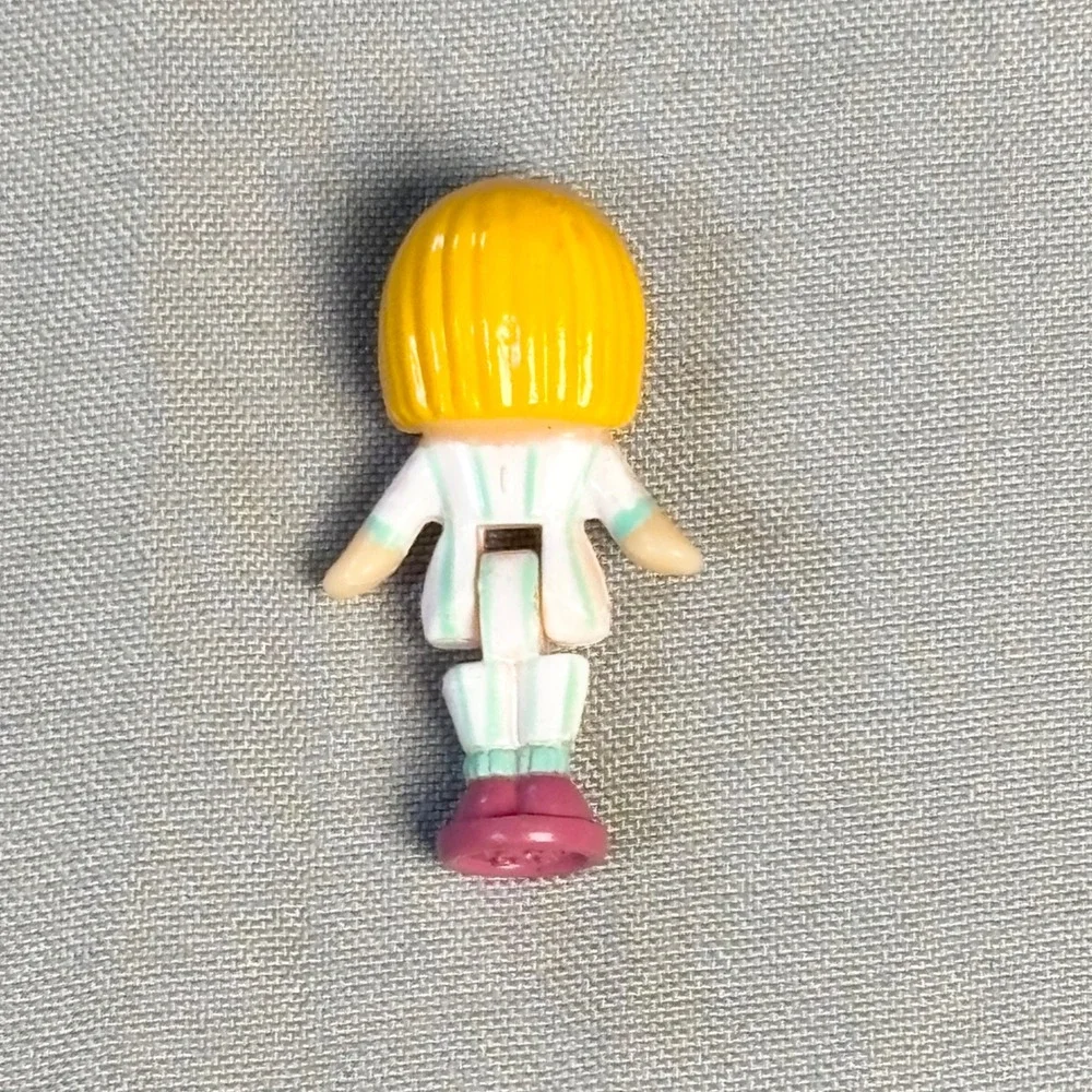 Vintage 1991 Polly pocket midge figure midges bedtime ring